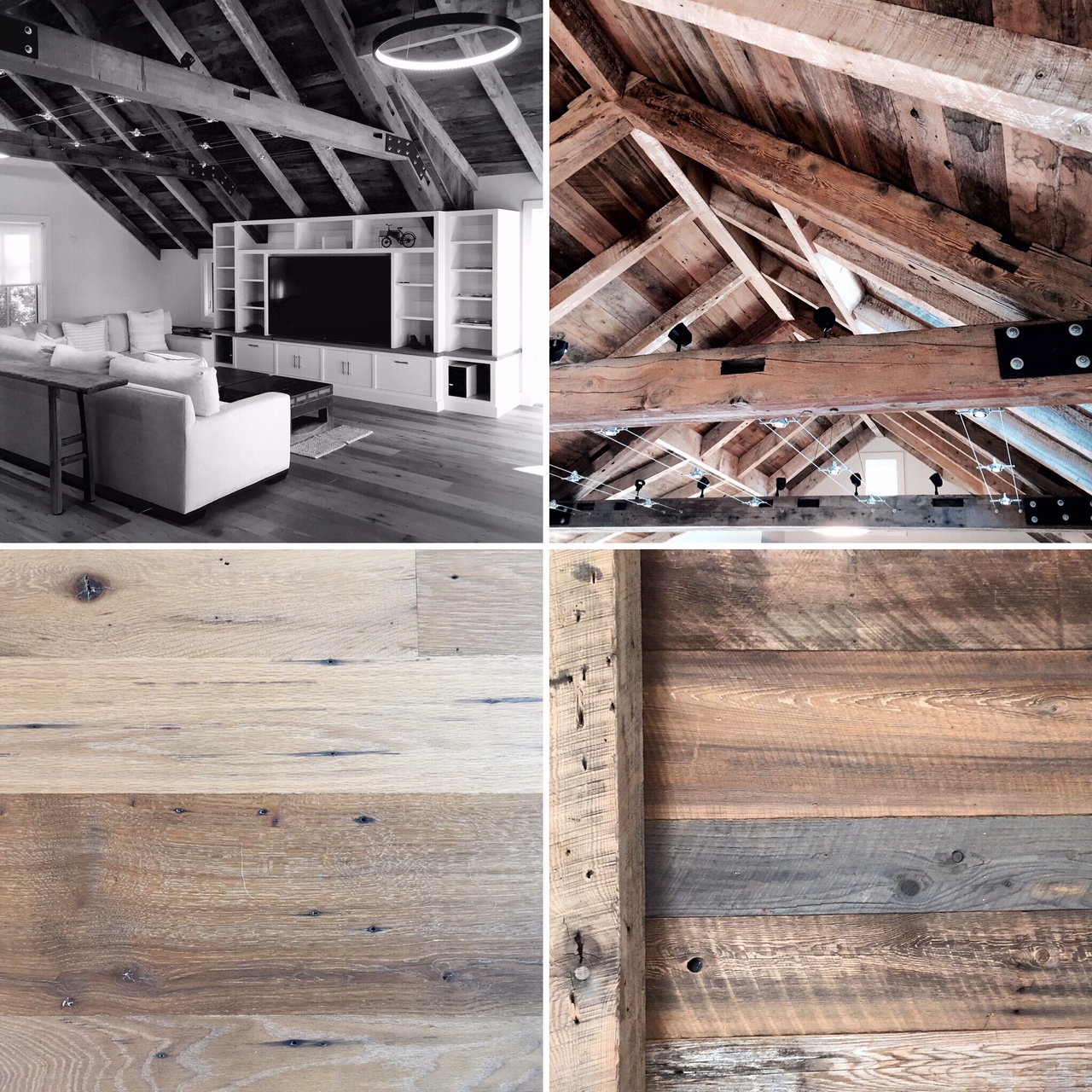 Reclaimed Oak Smooth Face Flooring & Barn Siding